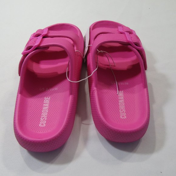 Cushionaire Fame Hot Pink slide Size 8 - Picture 4 of 9